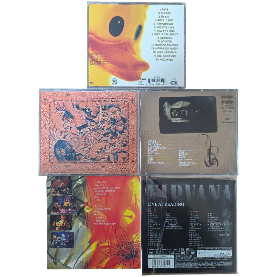 ニルヴァーナ（NIRVANA)CD/DVD5枚セットライブ・アット・レディング他