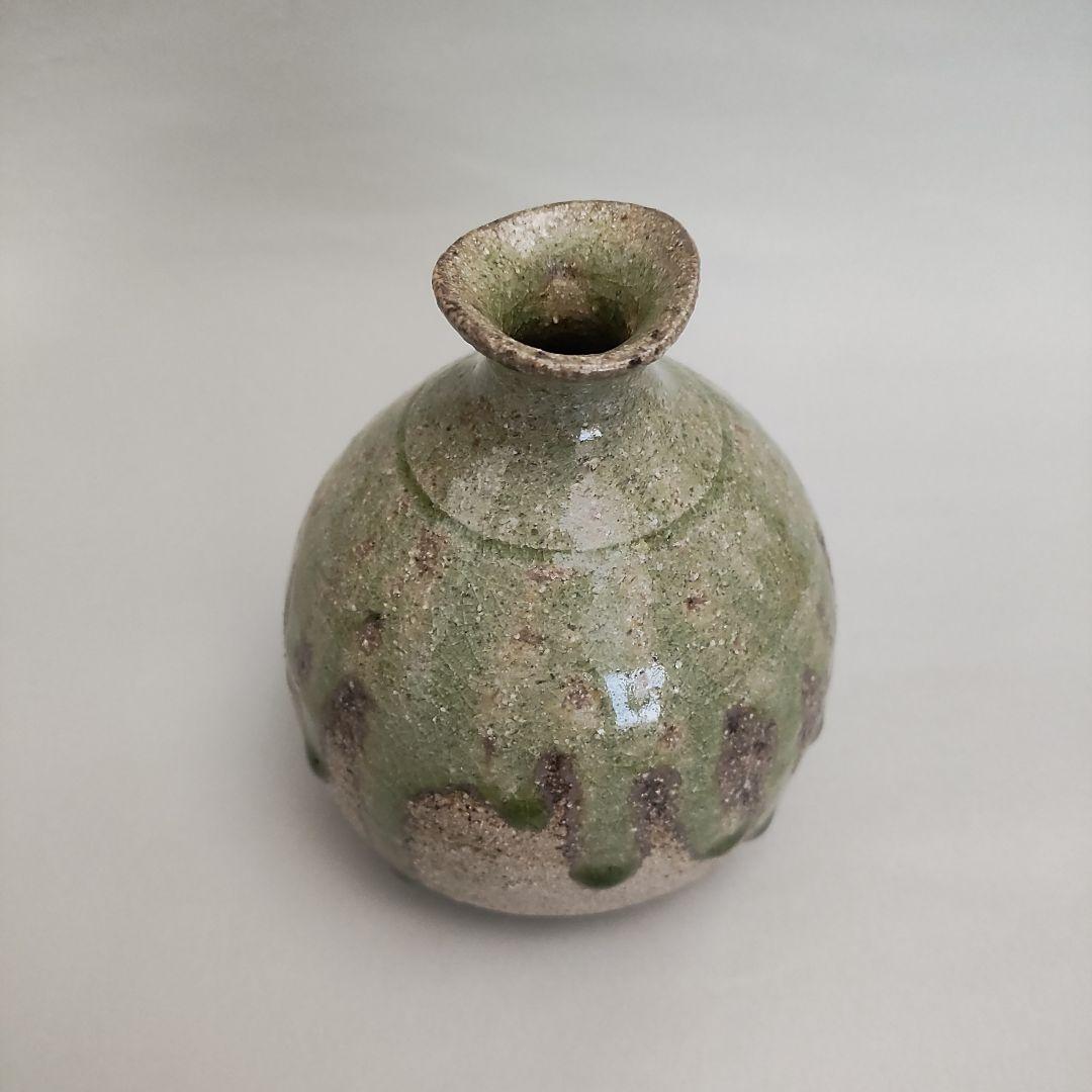 竹内公明　灰釉小壺　常滑焼　江崎一生　大迫みきお