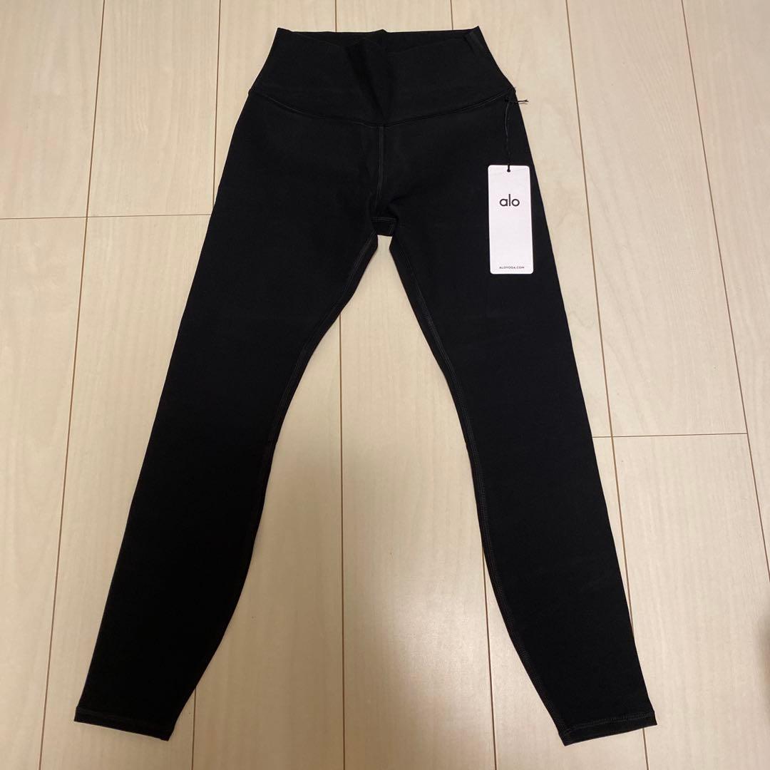alo yoga Alosoft 7/8 ハイウエストレギンス ブラック　S