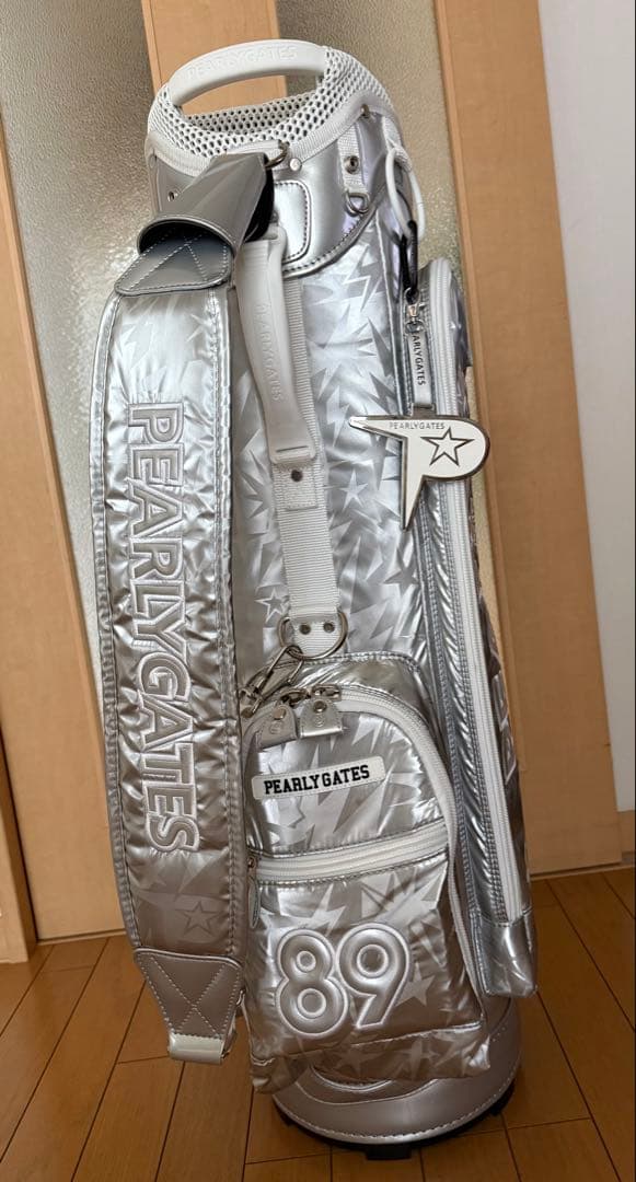 PEARLY GATES ゴルフバッグ シルバー 89