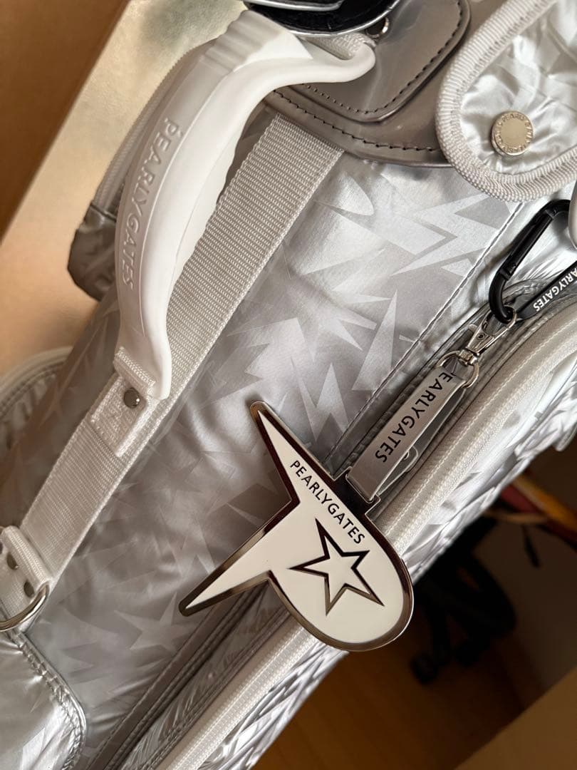 PEARLY GATES ゴルフバッグ シルバー 89