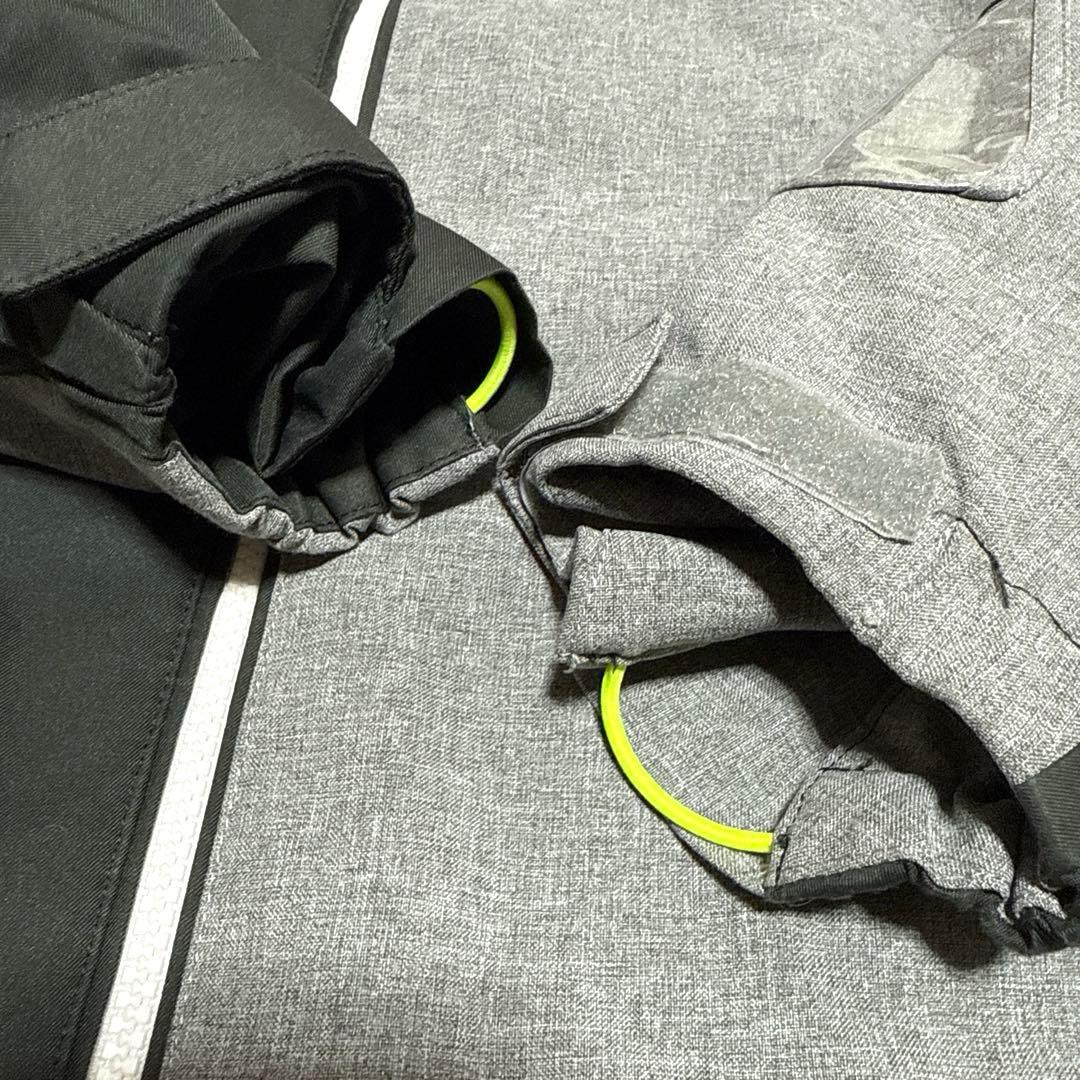 DESCENTEデサントスキーウエア ジュニア 上下 セット　グレー　グローブ付