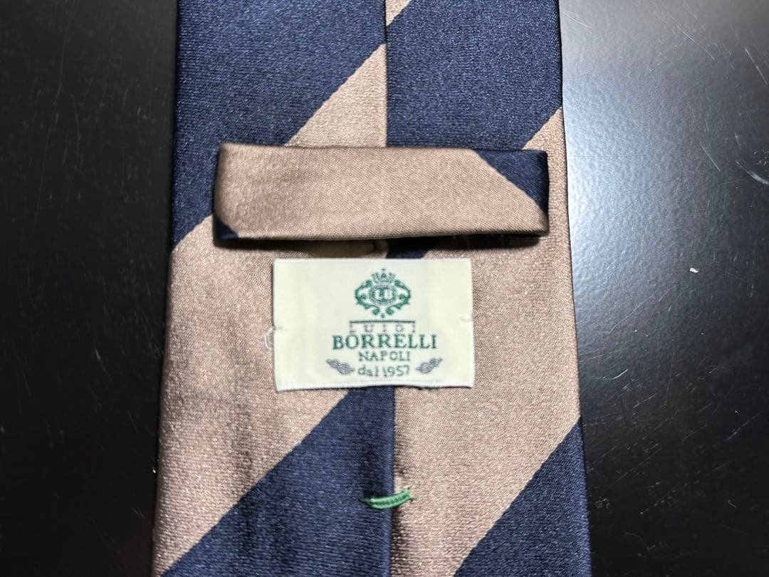 【LUIGI BORRELLI】ルイジ・ボレッリ ネクタイ（レジメンタル）