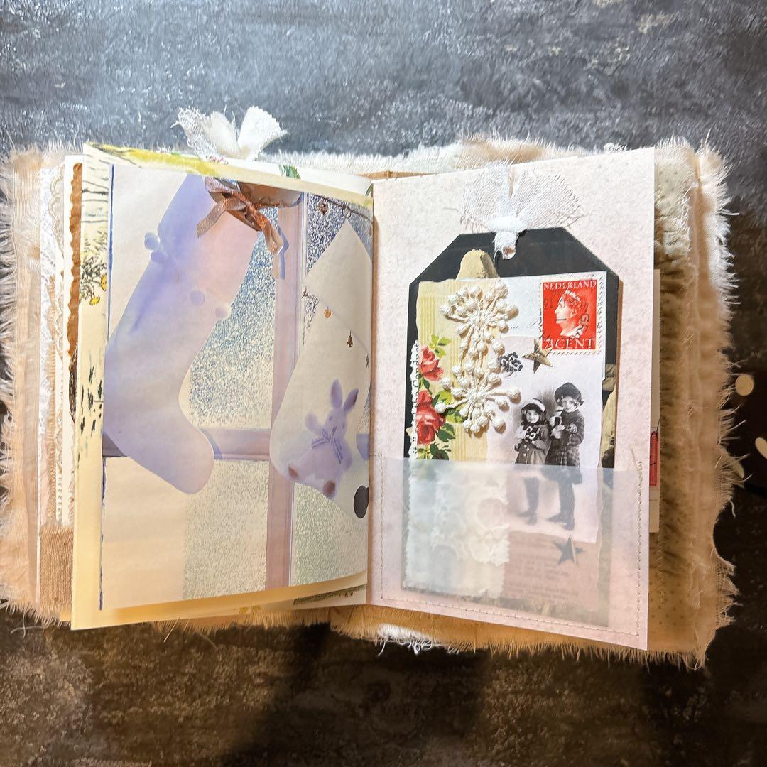 W1 クリスマス ジャンクジャーナル junkjournal 雑記帳