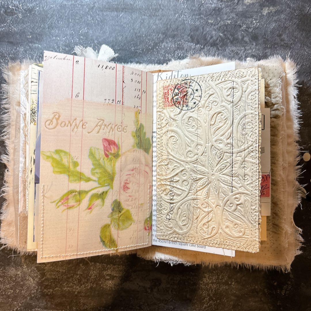 W1 クリスマス ジャンクジャーナル junkjournal 雑記帳