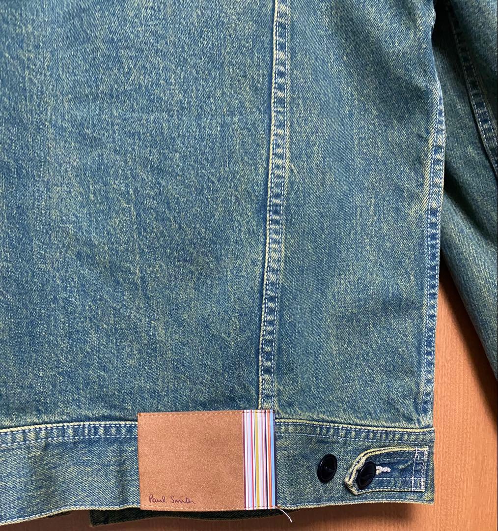 ポールスミス　メンズ　イエローデニムジャケット