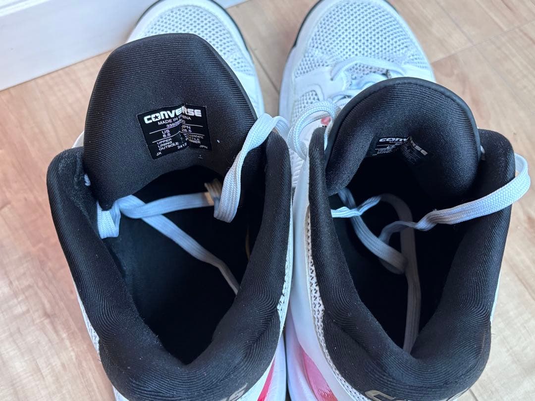 Converse CONS バスケットボールシューズ ホワイト/レッド