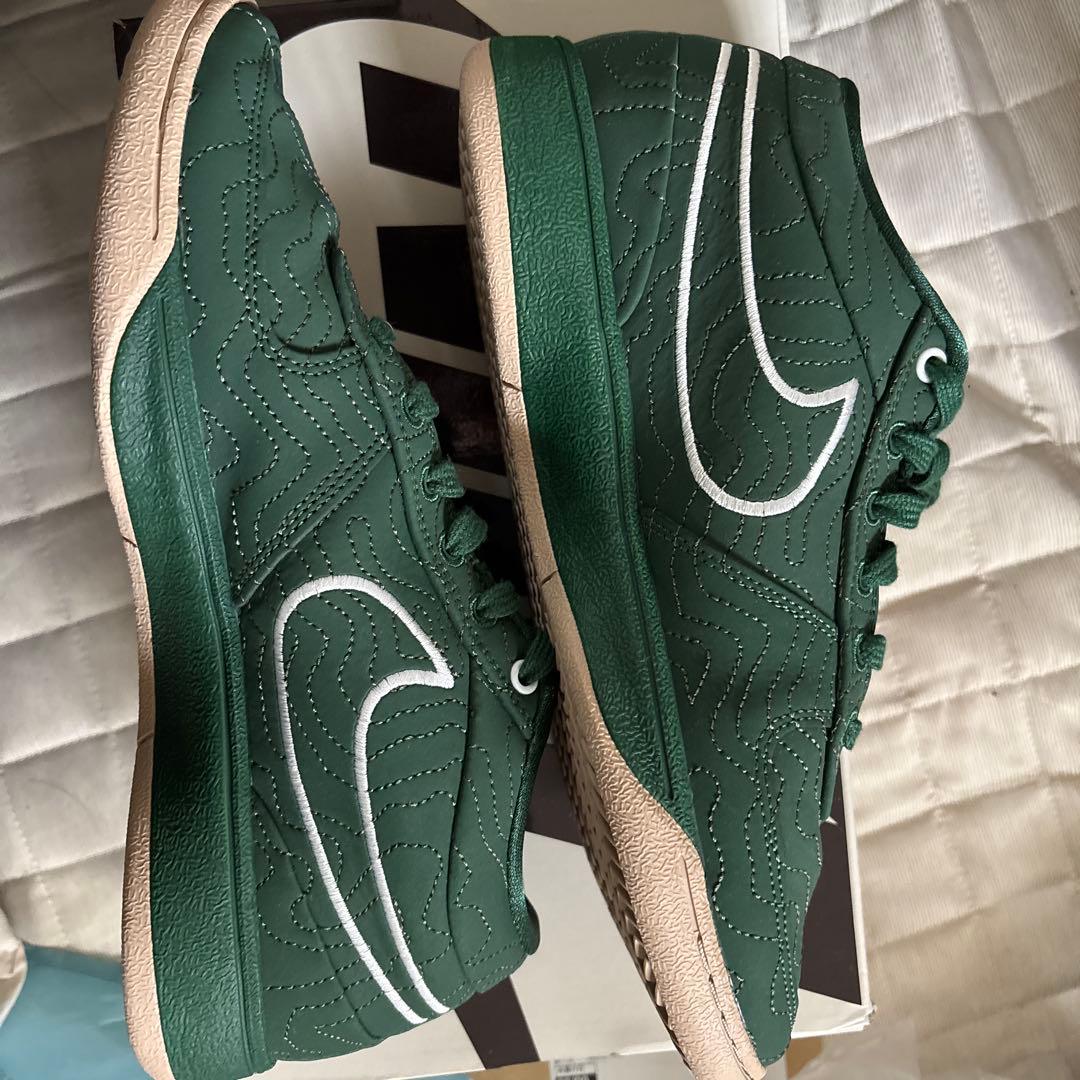 バスケットボールシューズ 緑色 合成繊維