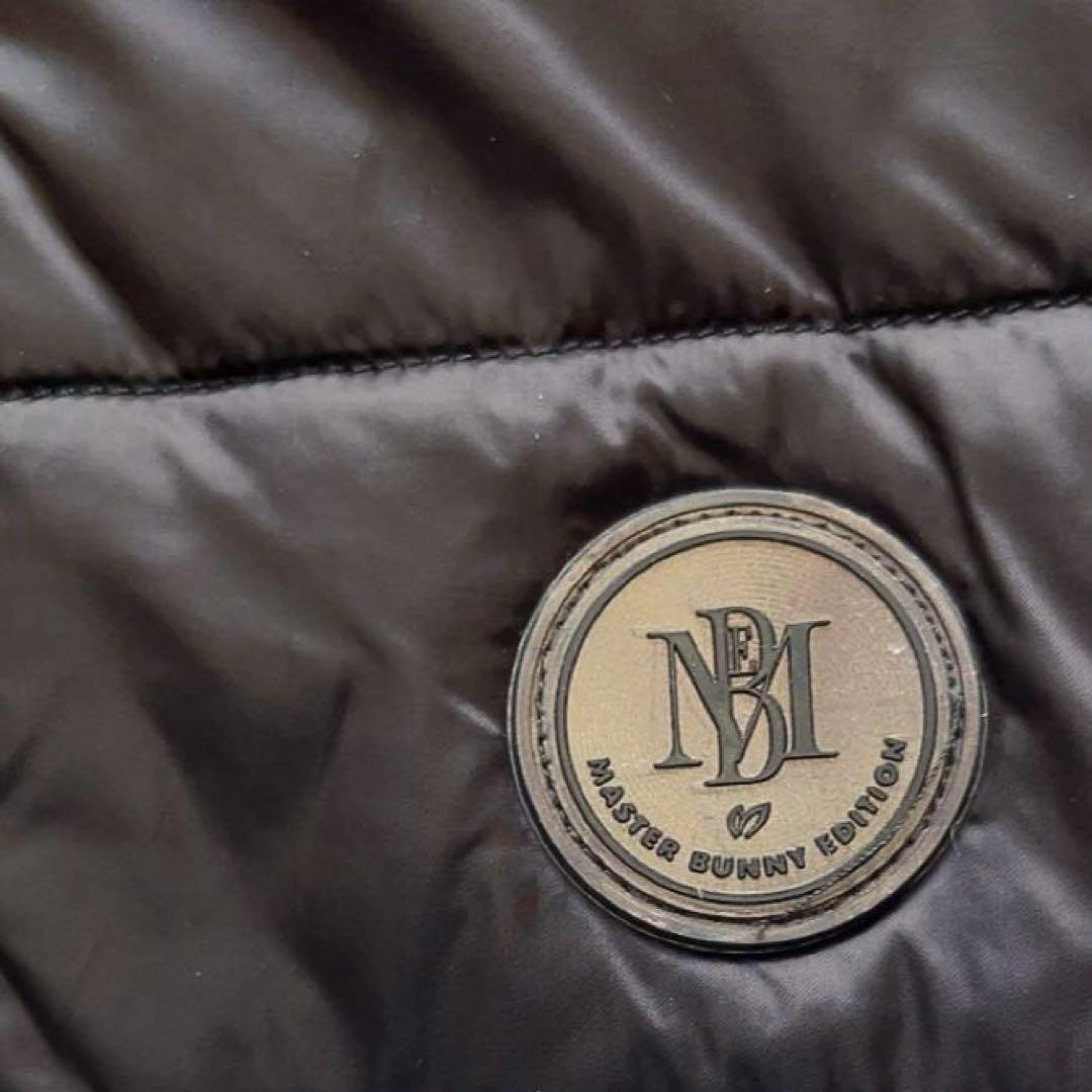 極美品　マスターバニー　中綿　ワンピース　コート　ニット　蓄熱裏地　フード　黒