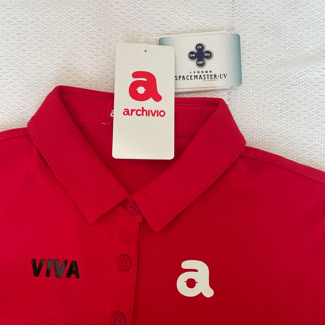 archivio 赤 ポロシャツ VIVA