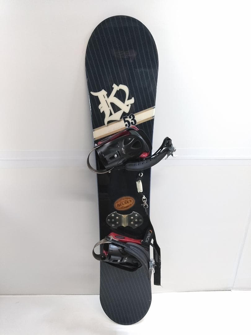 K2 SELECT 153cm + ビンMサイズ メンズスノーボードセット◇