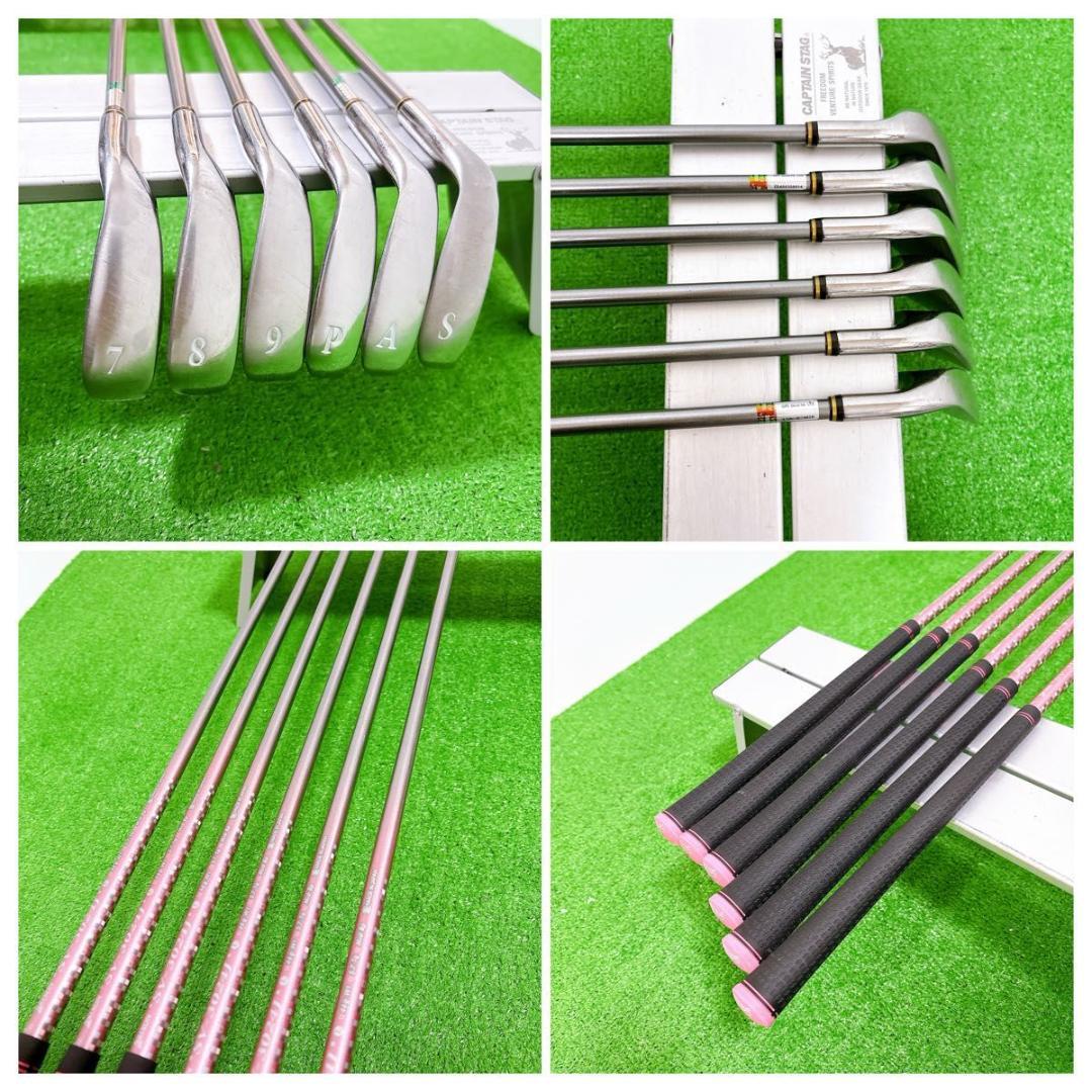 良品 スリクソン Gie-L レディース ゴルフ 11本セット L 初心者