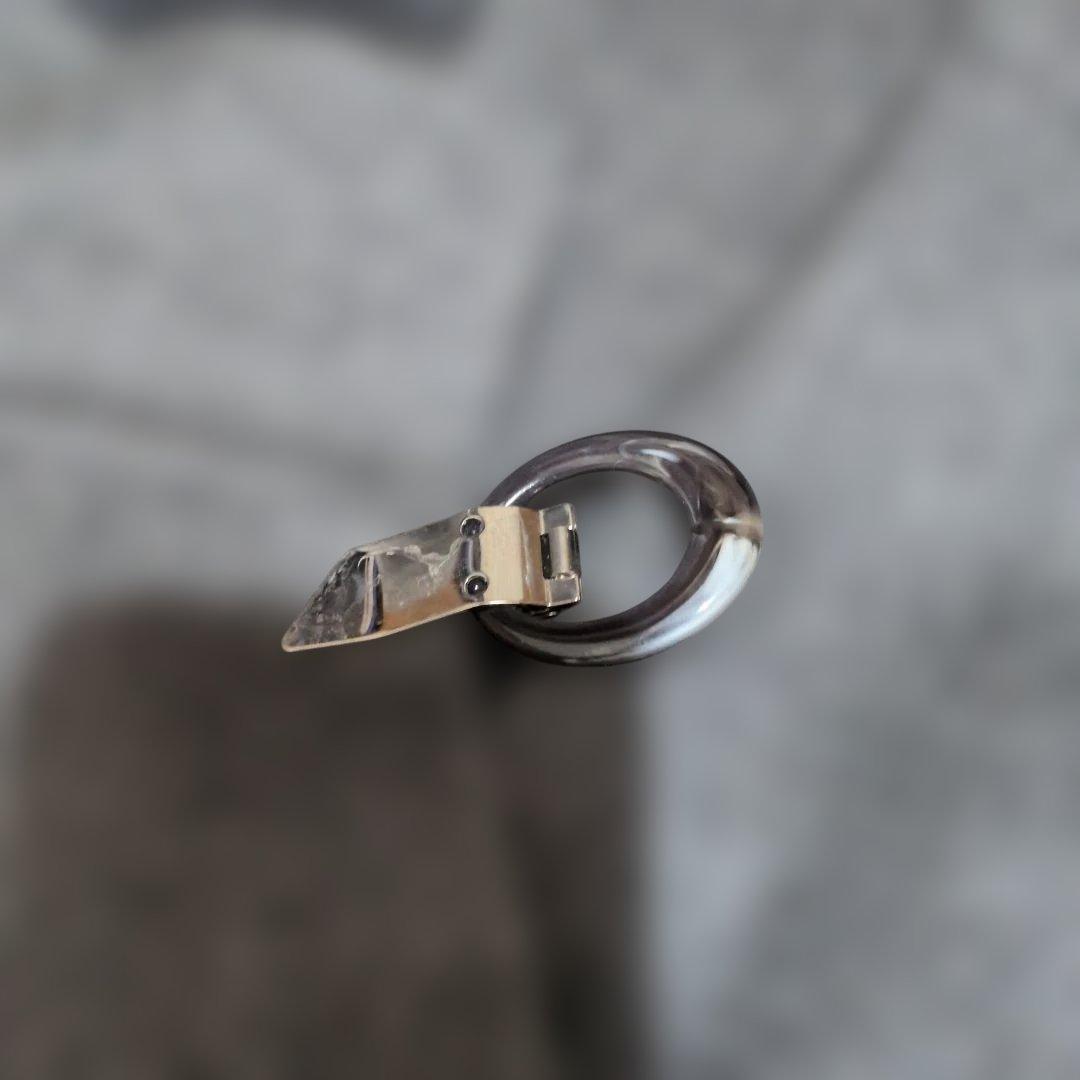 ハナエモリ　チャコールグレーケープコート カシミヤ100%