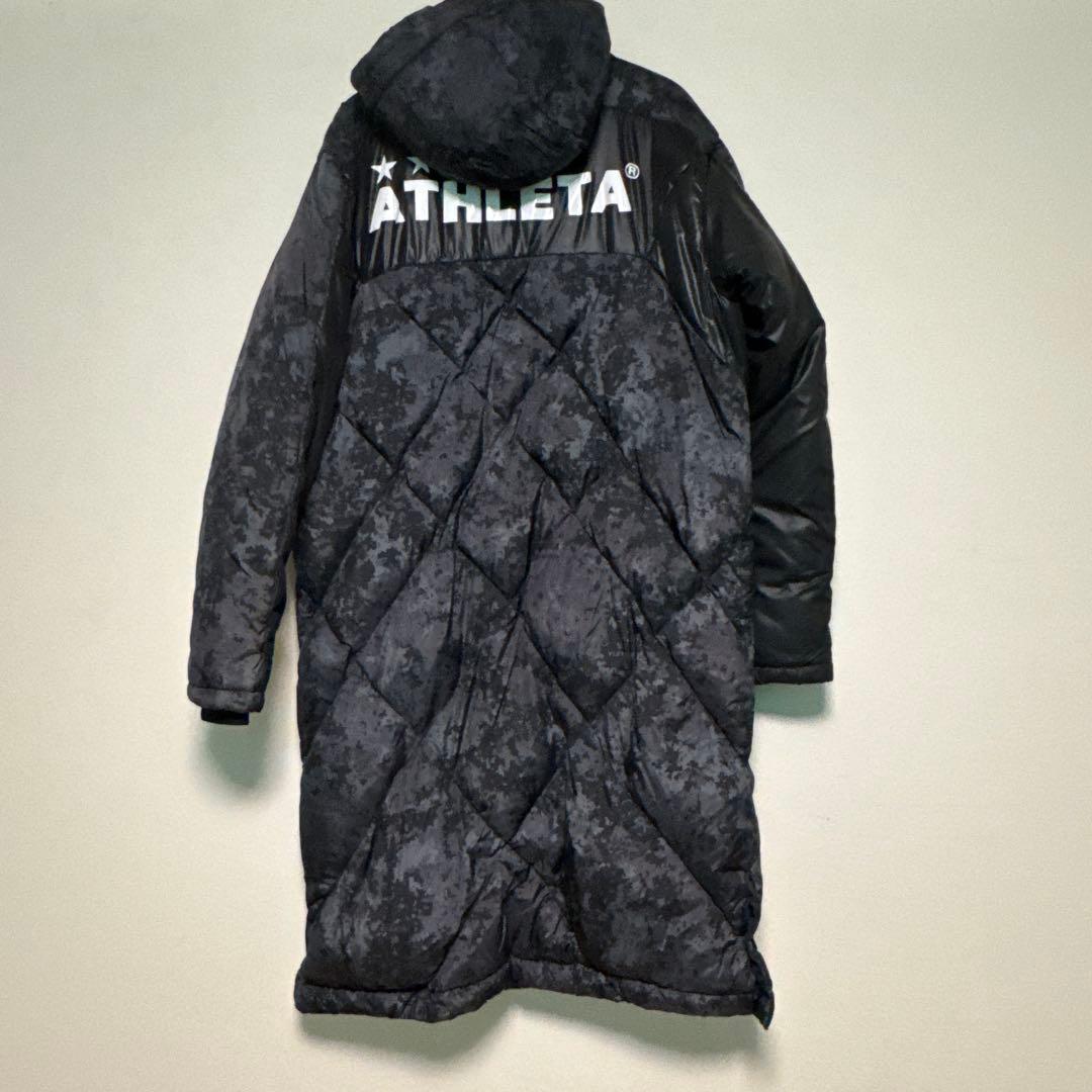 ATHLETA ダークグレー ベンチコート