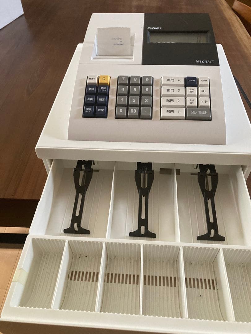 CLOVER N100LC レジスター キャッシュドロワー付き