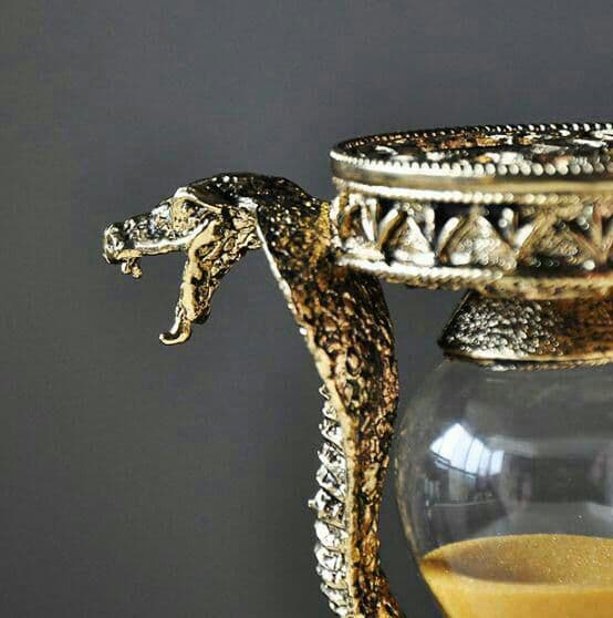 金属 砂時計 15分 タイマー 蛇形 アイデア家装 飾品s