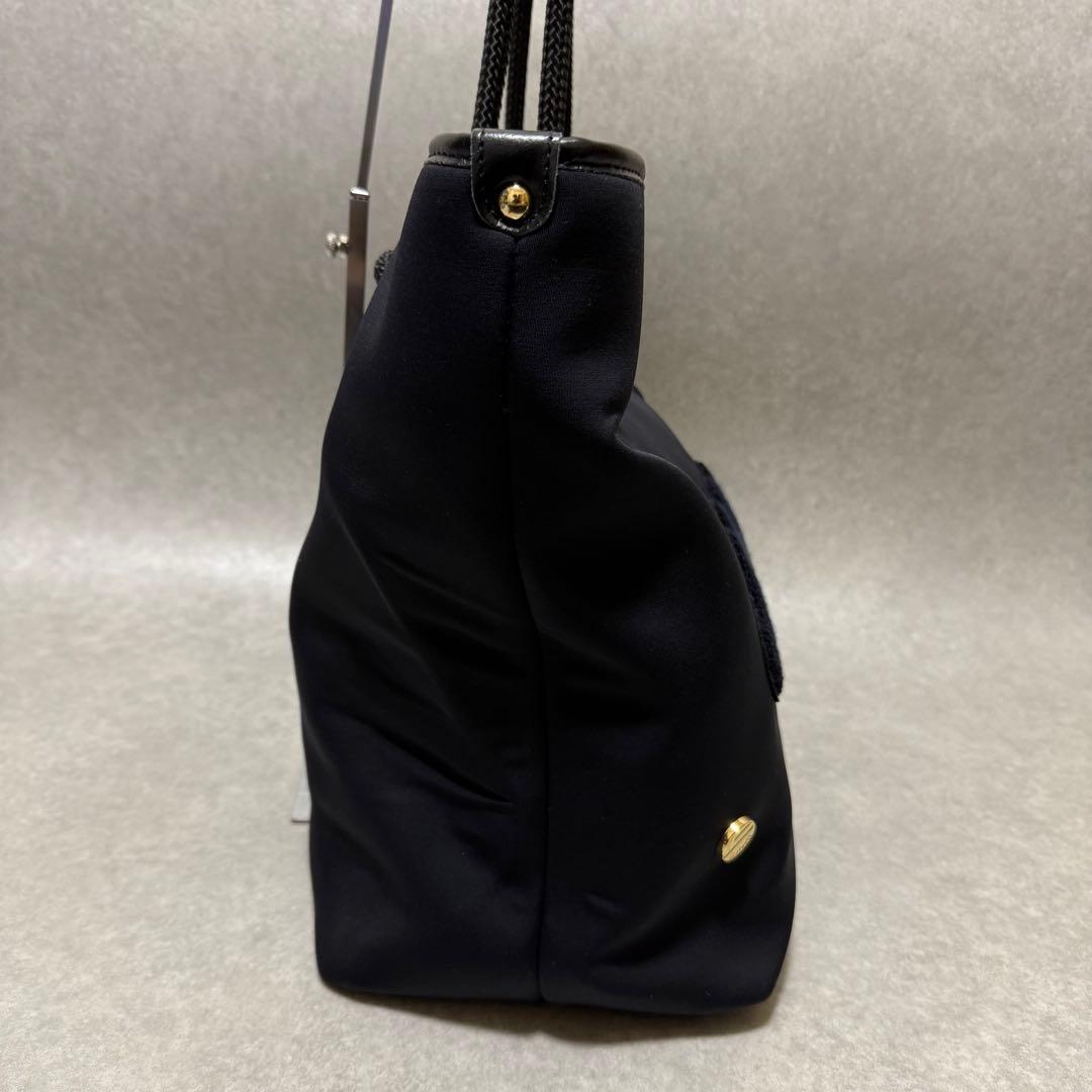 【mutaMARINE×bonfanti】希少　コラボ　ロープトートバッグ　ロゴ