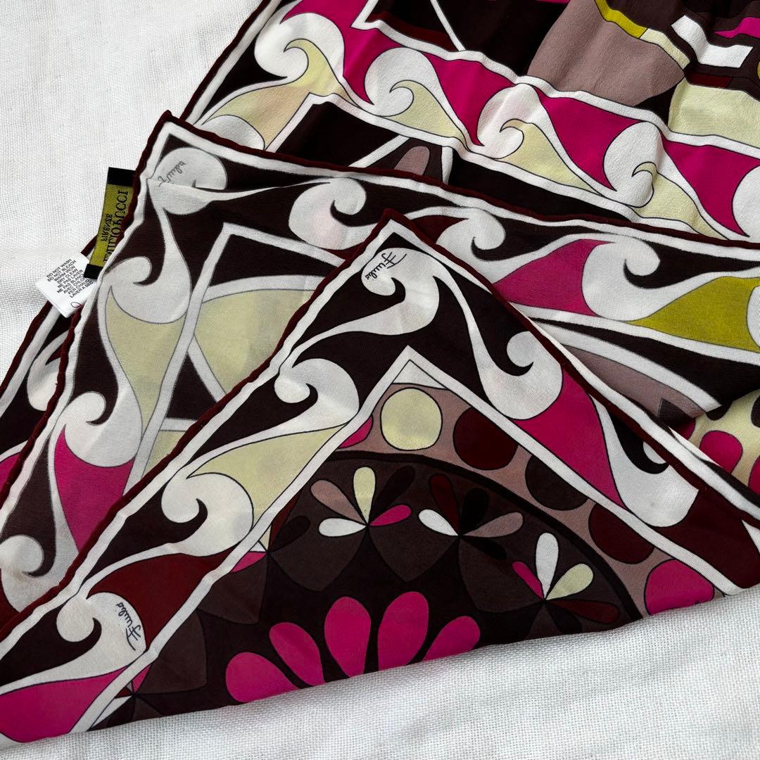 エミリオプッチ シルクスカーフ マルチカラー