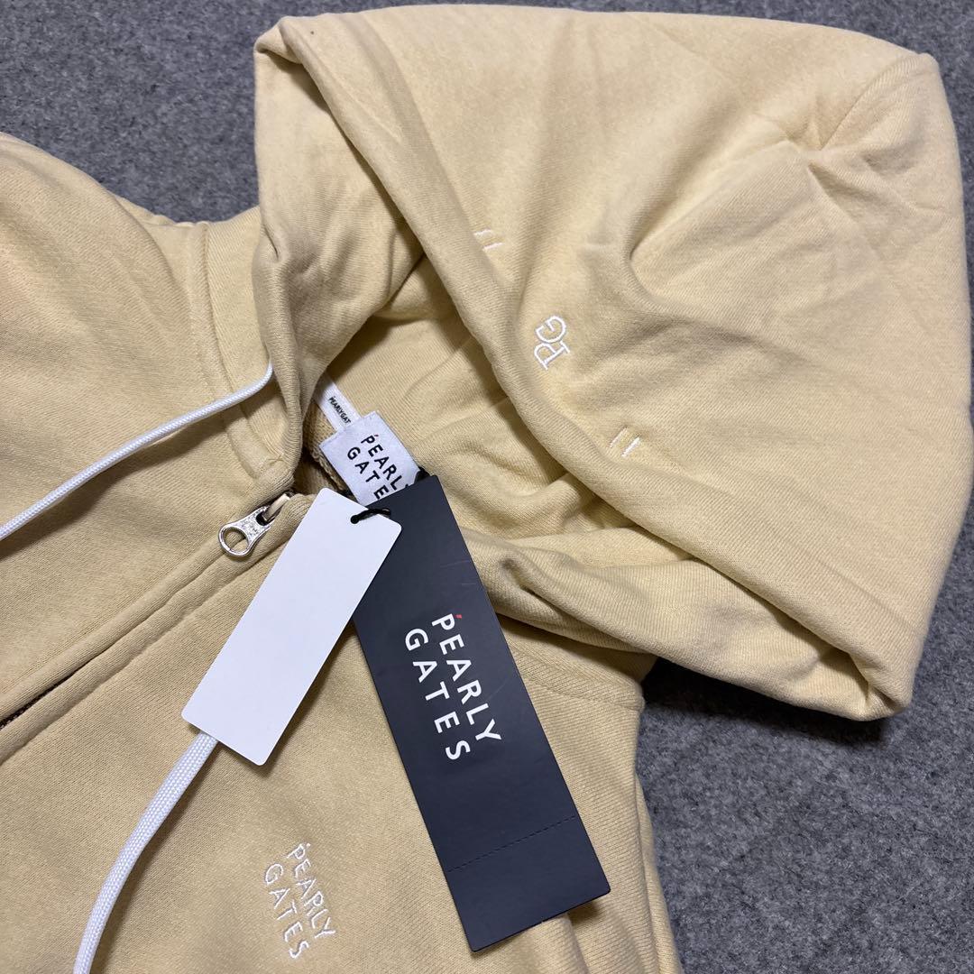 サイズ 2★新品 パーリーゲイツ パーカー ベージュ 055-3962302 併