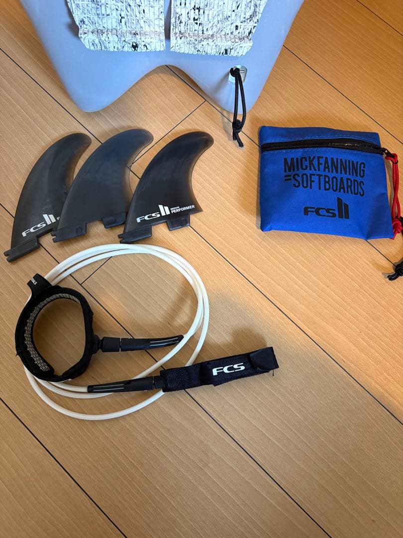 【美品】DHD TWIN サーフボード 6‘0グレー ホワイト