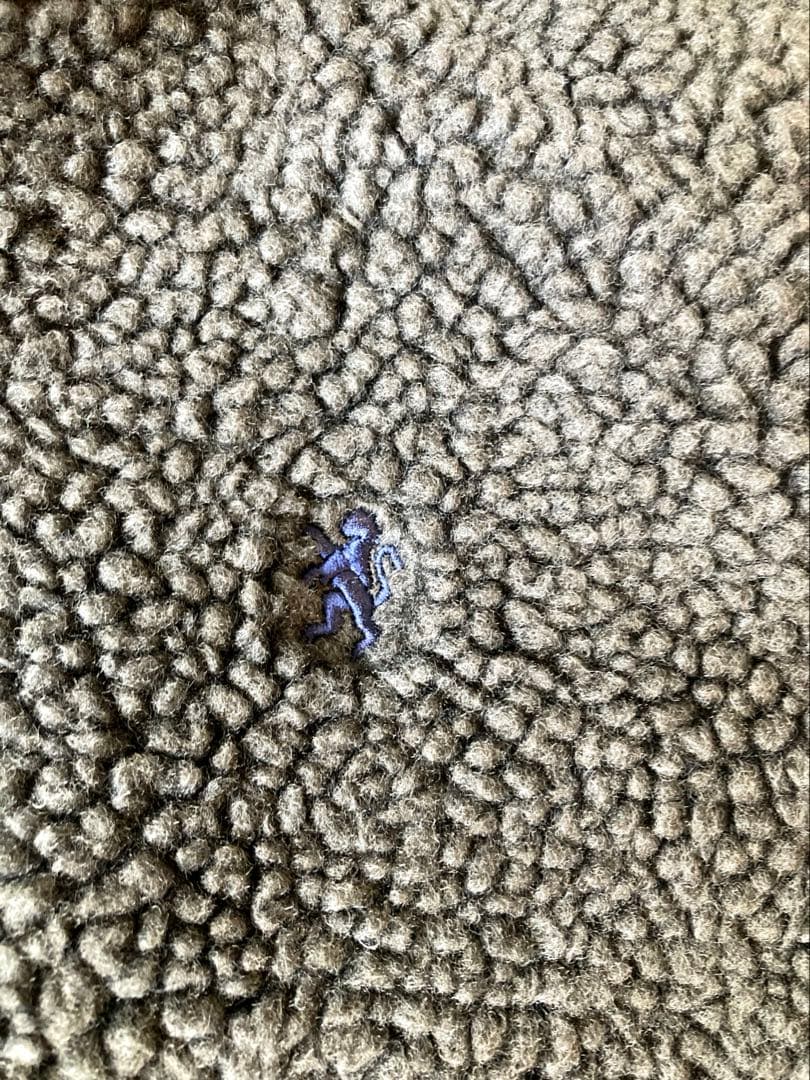 Gymphlex ジムフレックス　くるみボタン　ボア　フーデッドベスト　14