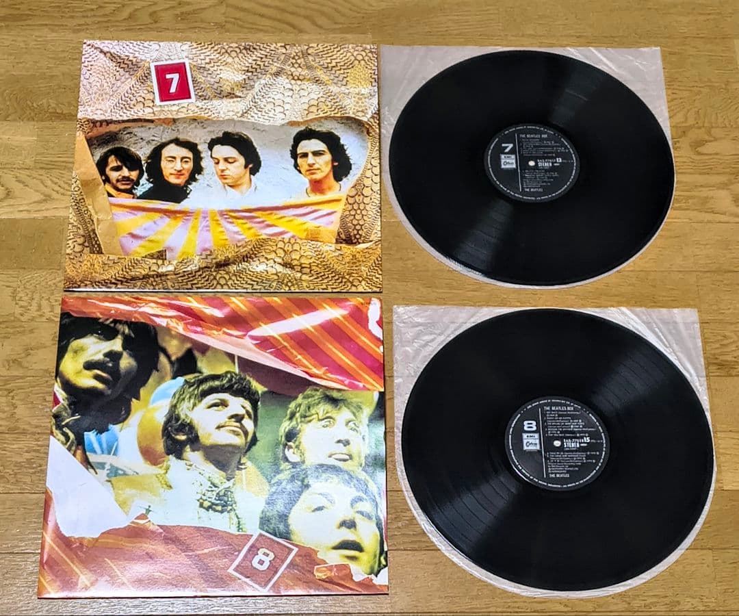 『8枚組LP』THE BEATLES BOX 盤状態極上◎ リヴァプールボックス