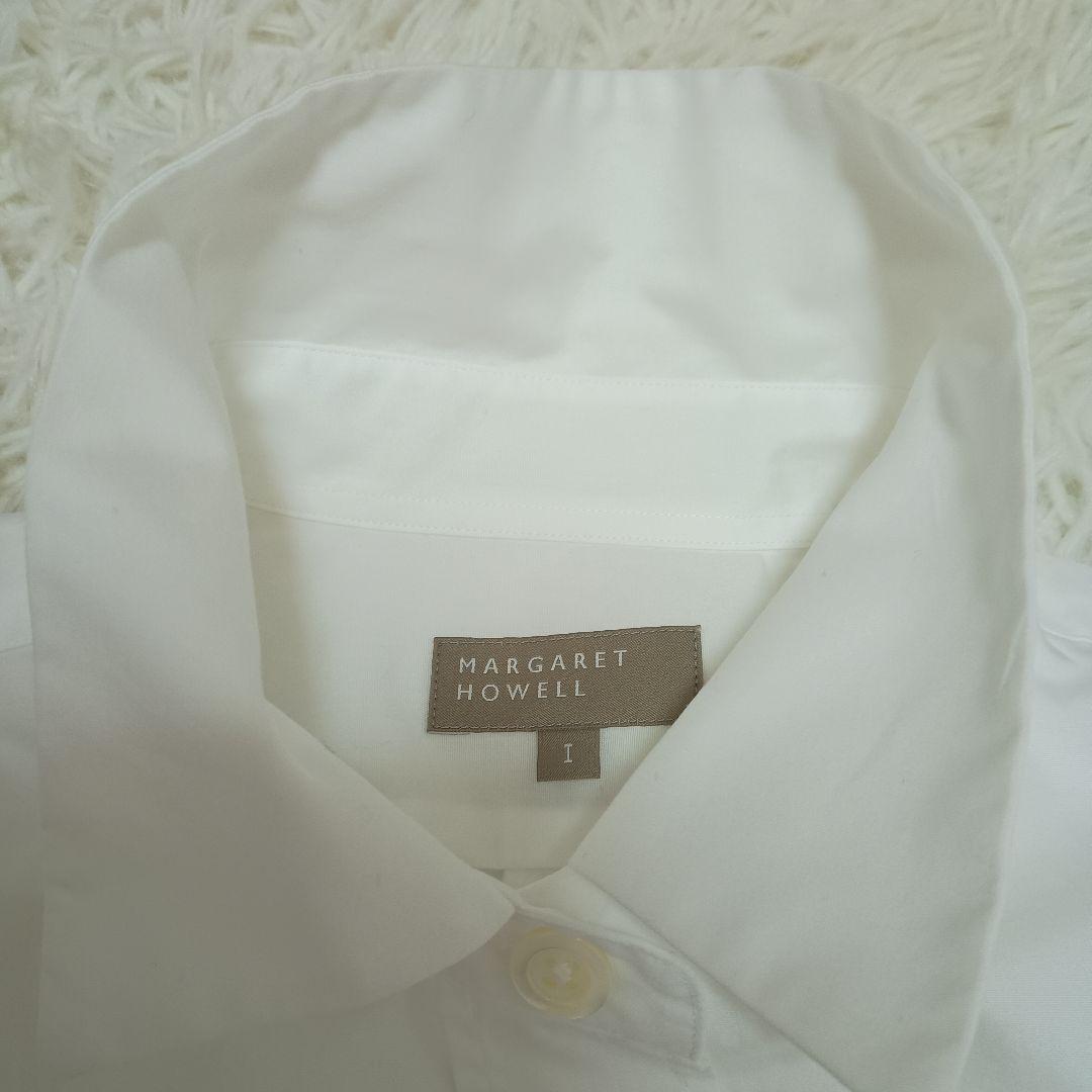 美品　マーガレットハウエル　シャツ　ホワイト　Ⅰ