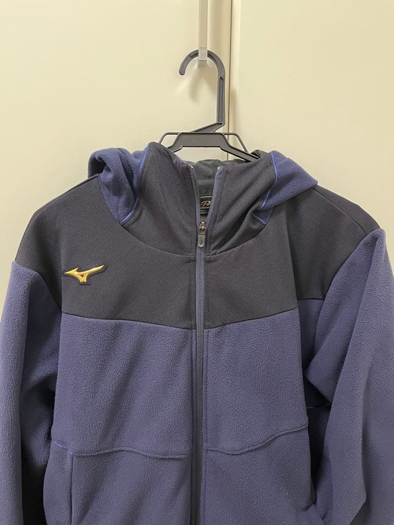 TAKU〈ミズノプロ〉フリースフーディ 防寒グランドコート