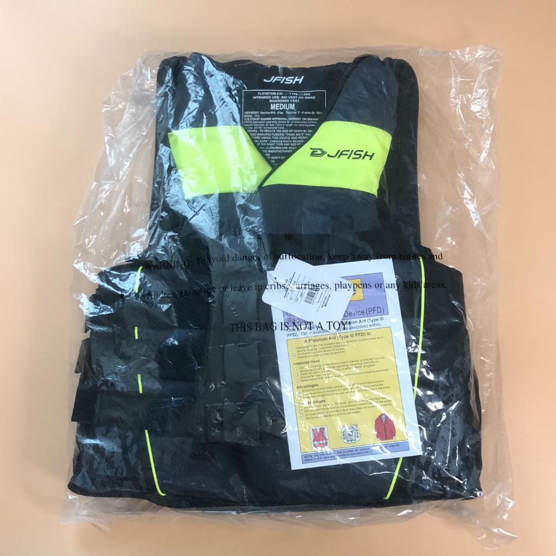 93　エボリューション ライフベスト　M　ライム　ライフジャケット