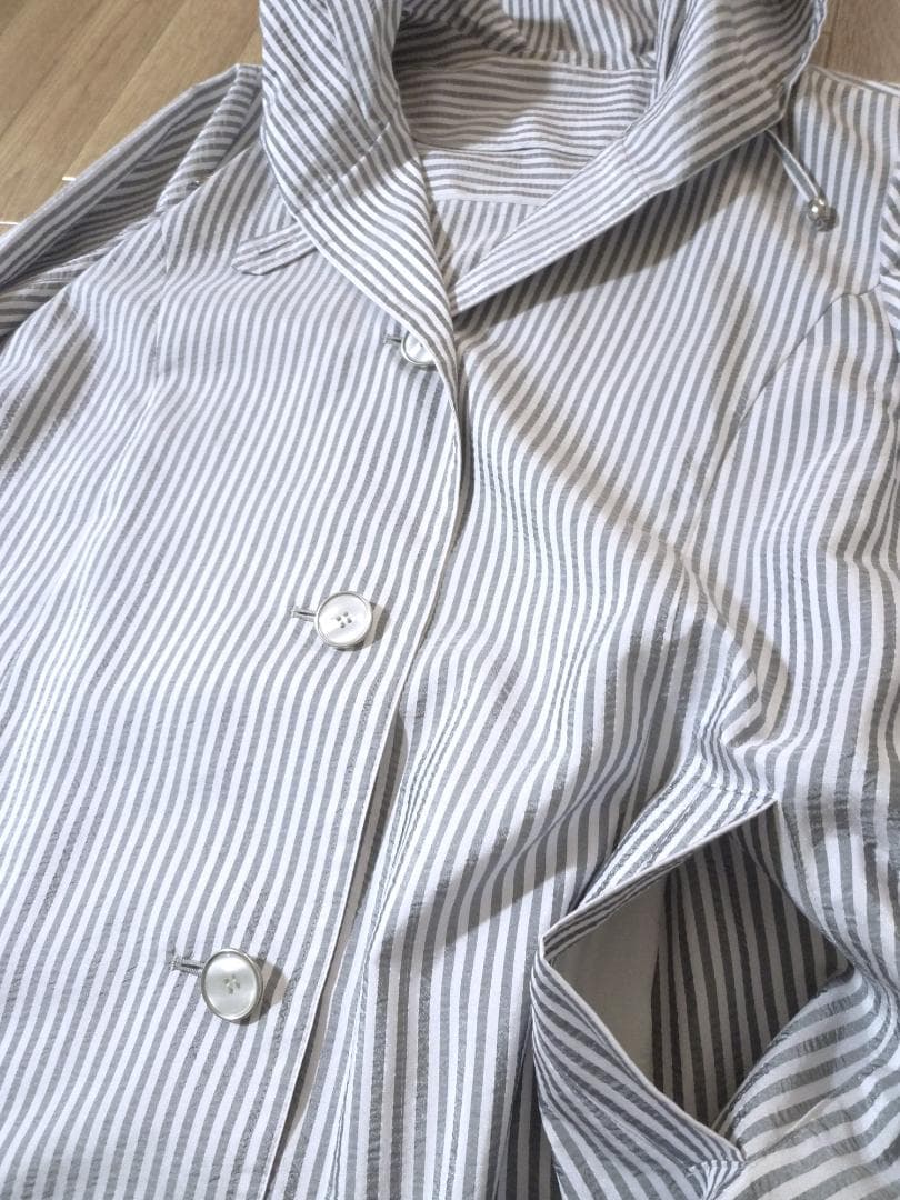 レリアン Leilian☆軽量 フード付き ジャケット☆大きいサイズ♪１３