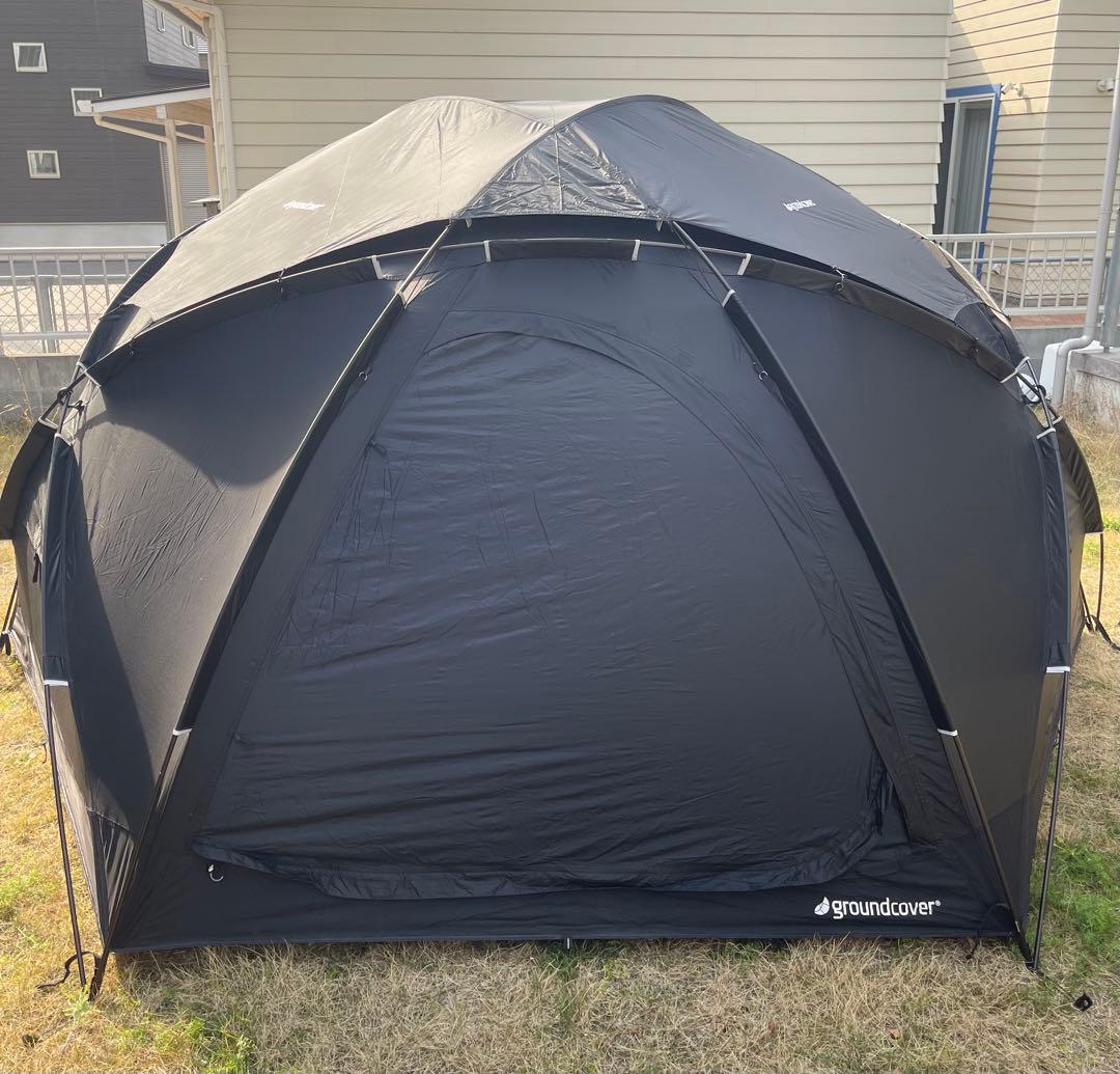 groundcover ACORN HOUSE 3.45 タープ セットブラック