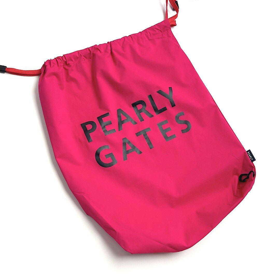 637 パーリーゲイツ ビックロゴレインワンピース定価44000円 ピンク 0