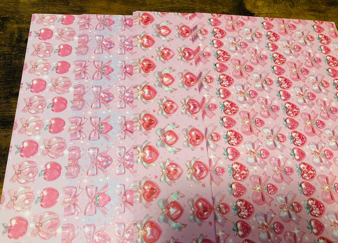 A4 デザインペーパー　素材シート　断捨離　まとめ売り　約1000枚