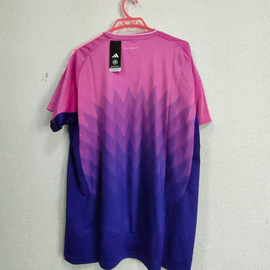 adidas ドイツ代表 ピンクシャツ L