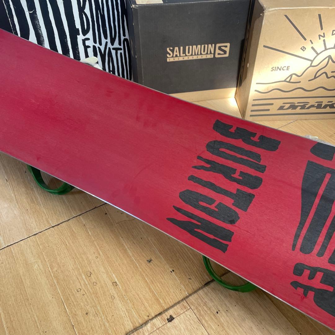 BURTON　バートン最高峰スノーボードセット　最上位ウッドコアドラゴンフライ