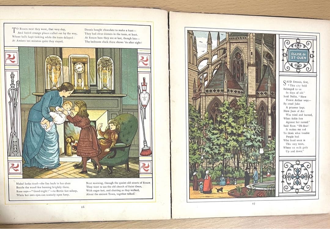 No.285 希少 アンティーク 洋書 絵本 ビクトリアン