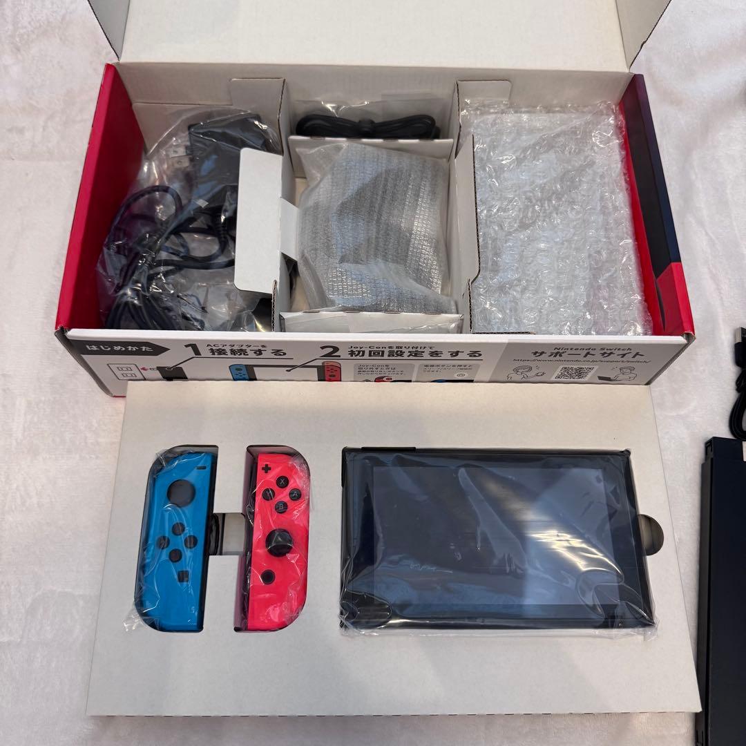 NintendoSwitch バッテリー強化版 本体 あらいさんケース付