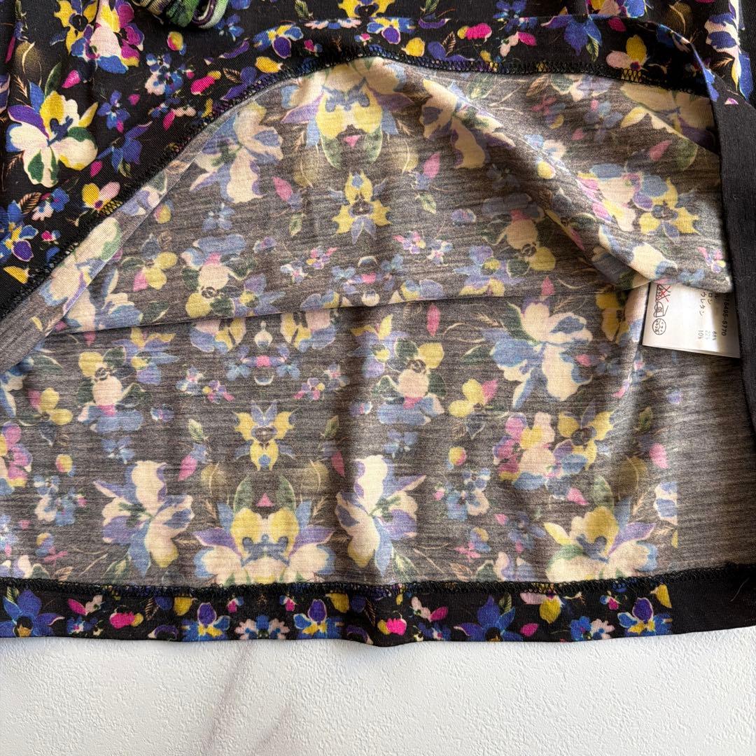 希少 美品ETRO エトロ ワンピース ロング カシュクール リボン