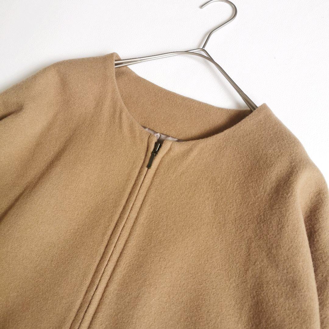 23aw【極美品✨】ボールジィ ウールポンチョコート ゆったり キャメル