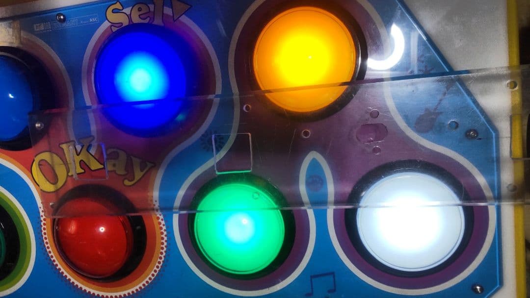 ポップンミュージック DAO コントローラー 静音化 バネ音低減 完動品