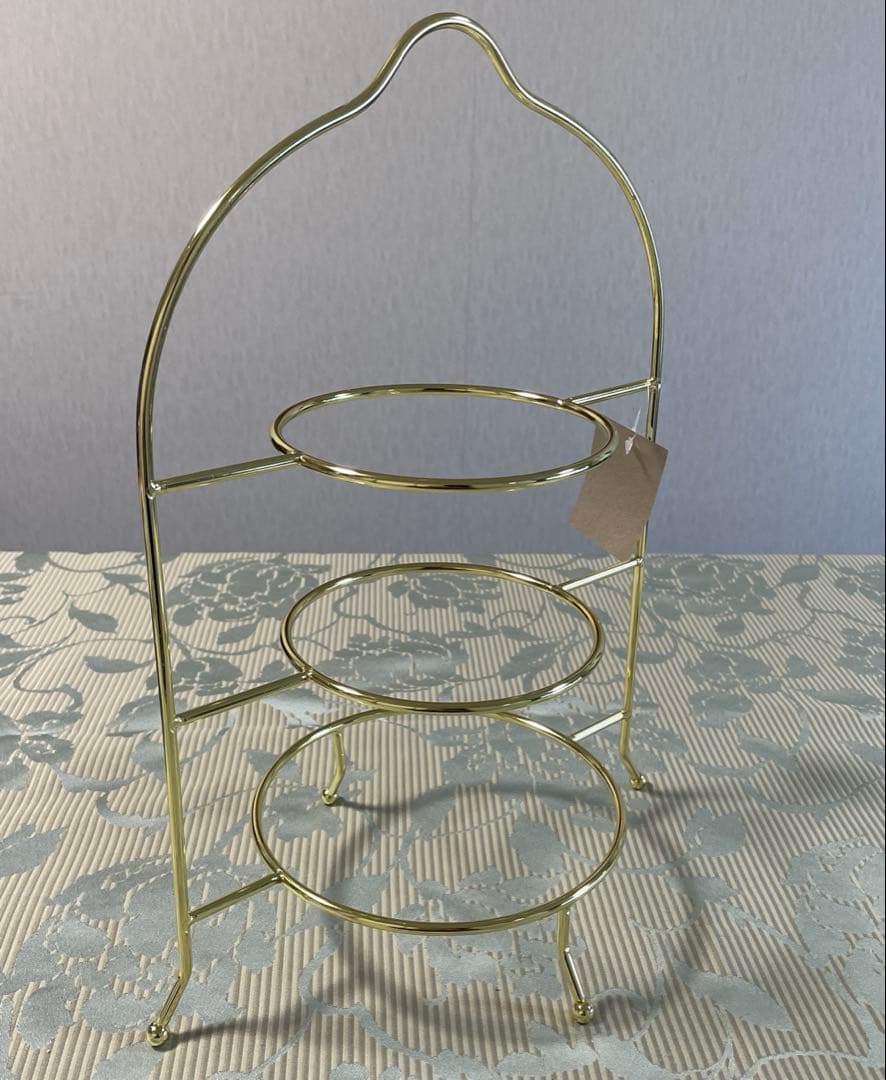 ウェッジウッド ワイルドストロベリー プレート3枚＆3段ケーキスタンド付匿名配送