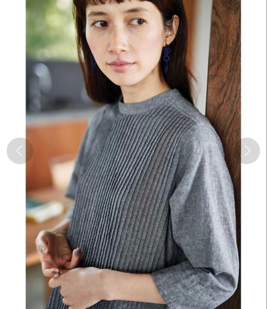 新品✨サニークラウズ⭐︎渾身のタックワンピース【MP】フェリシモナチュラン