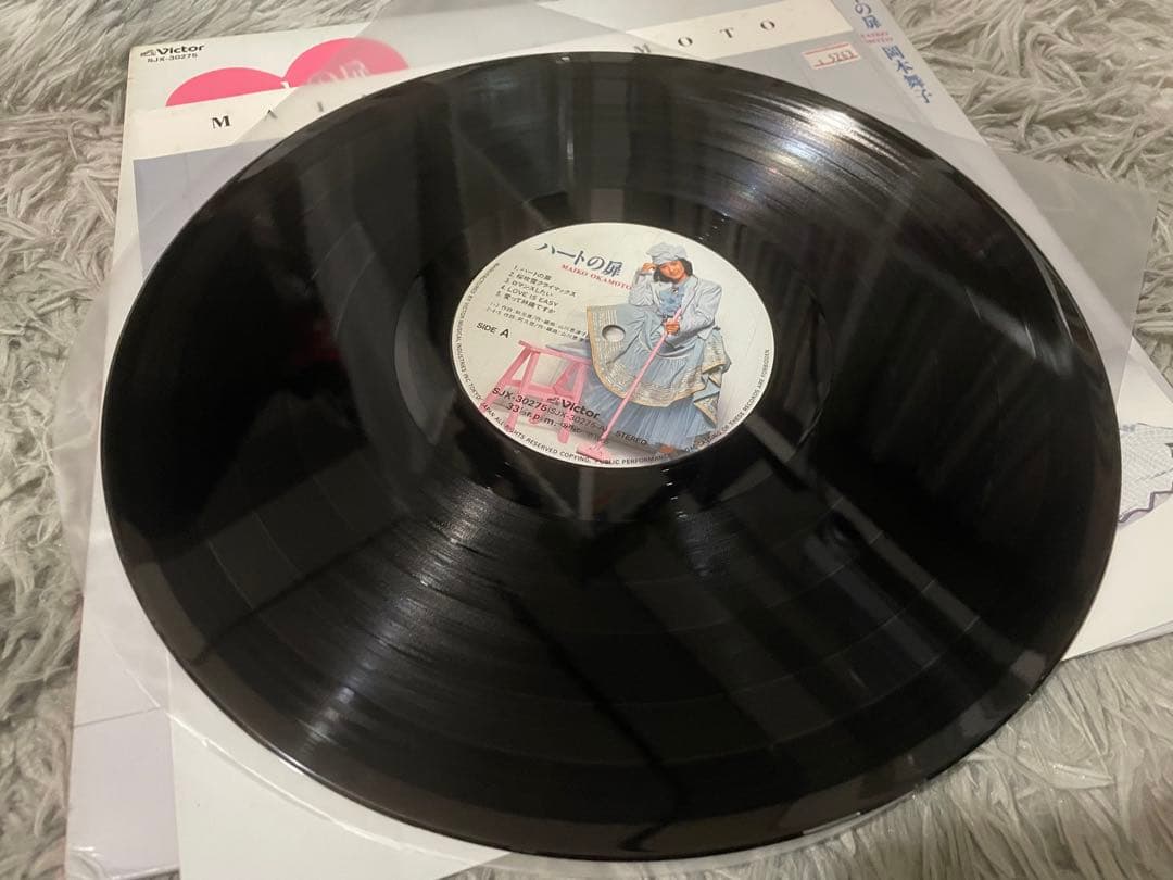 岡本舞子 ハートの扉 LP