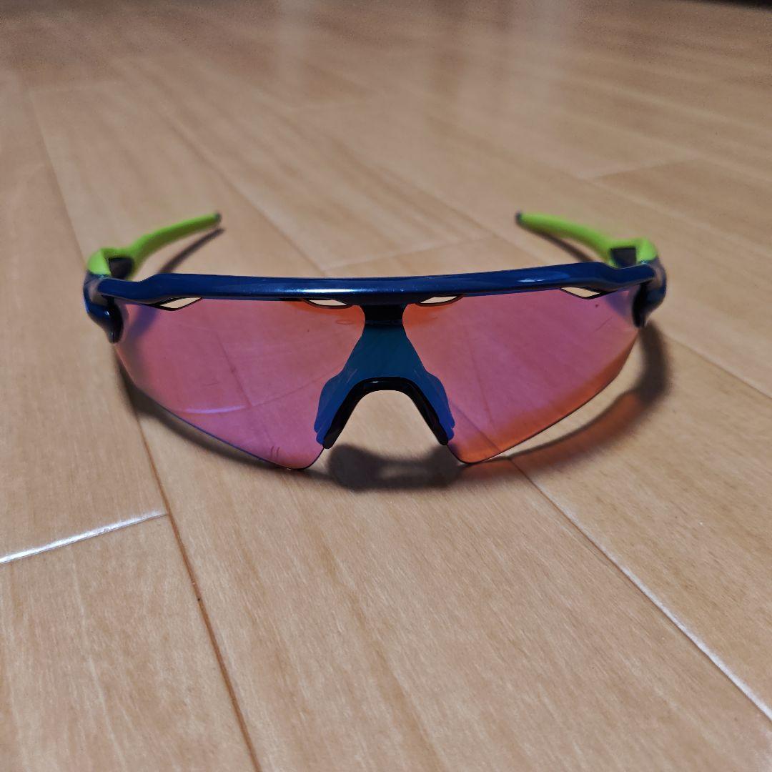 オークリー レーダーEVパス プリズムロード サングラス 耳ゴム部分変更