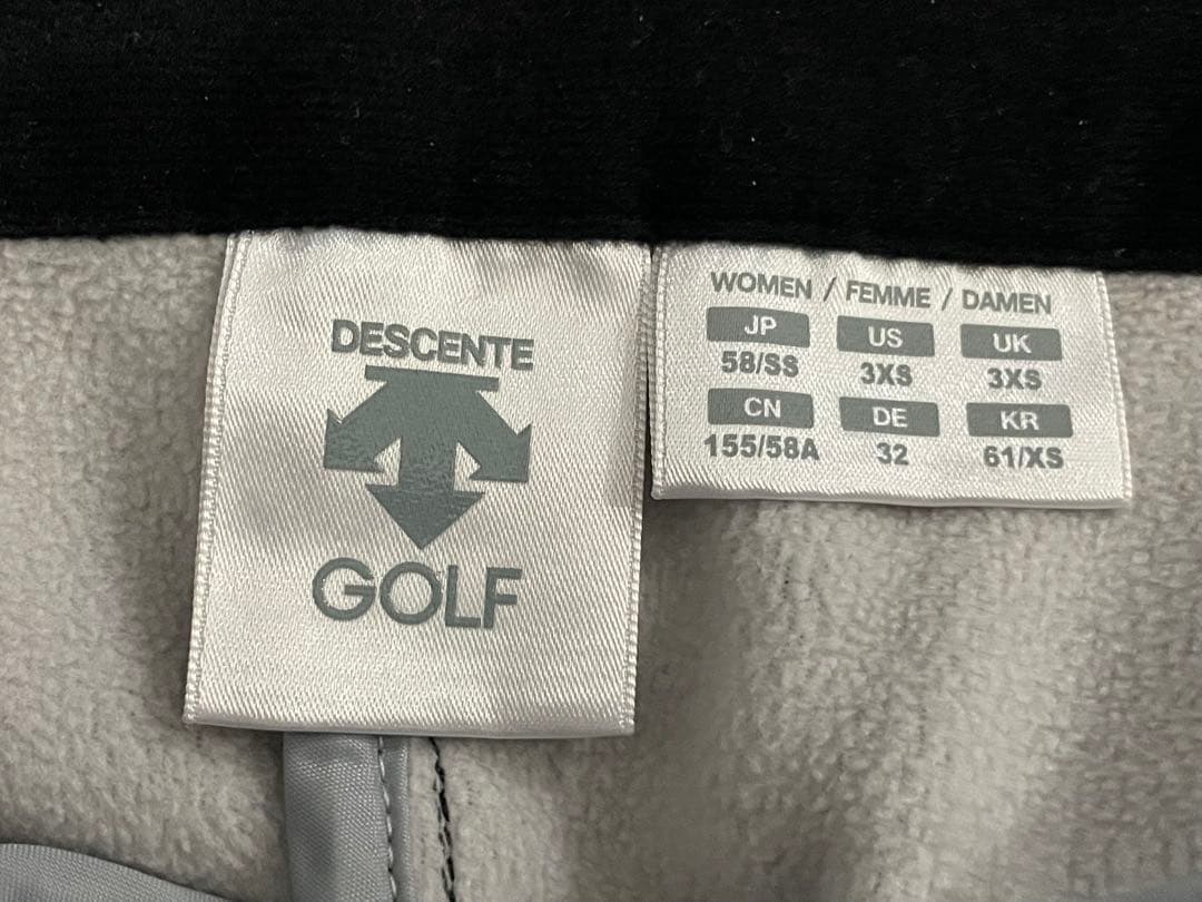 【美品】DESCENTE GOLF ダウン　スカート デサント 中綿　SS