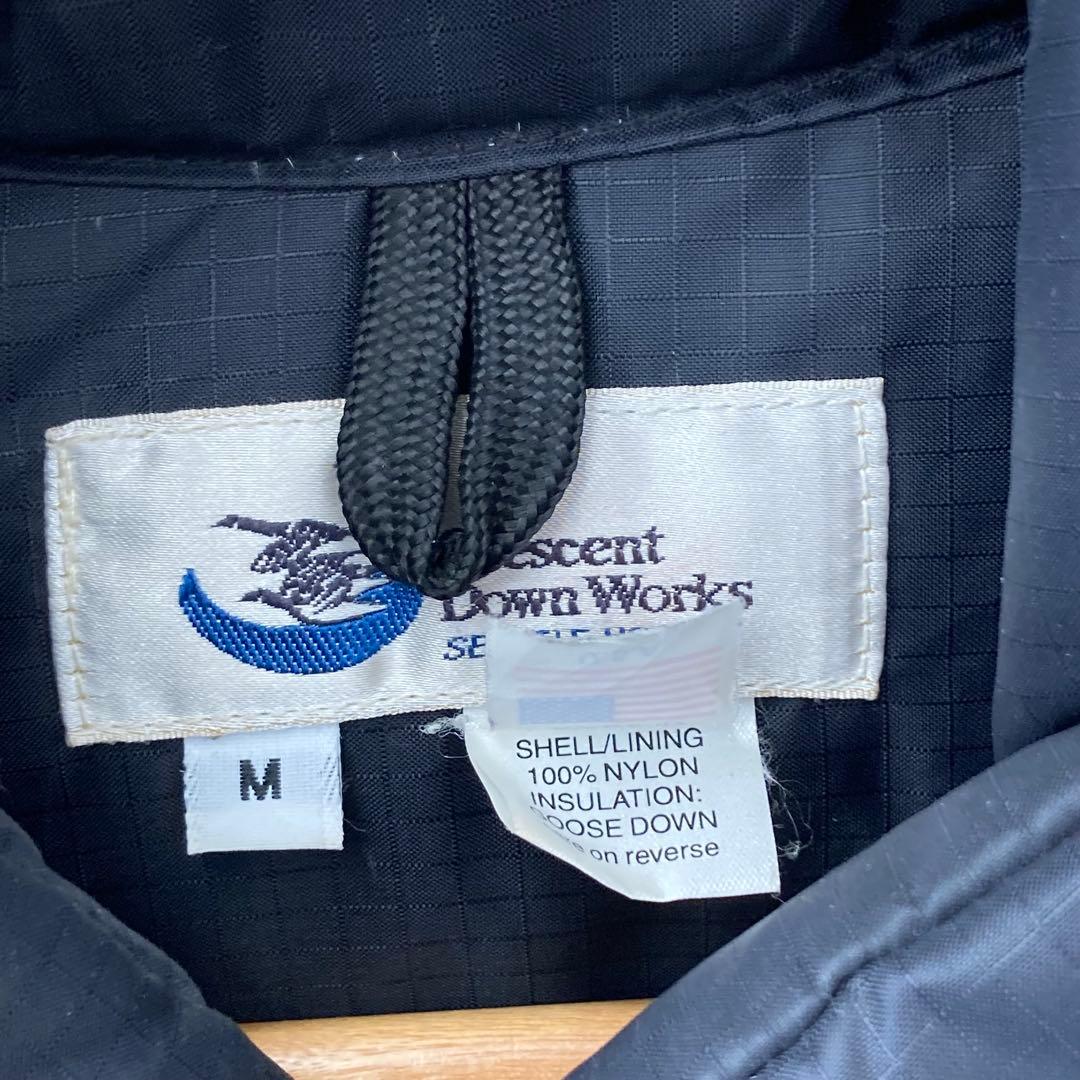 Crescent Down Works ダウンベスト down M 黒