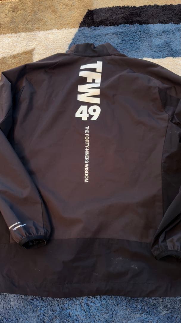 TFW49 レインウェア ブラック ブルー