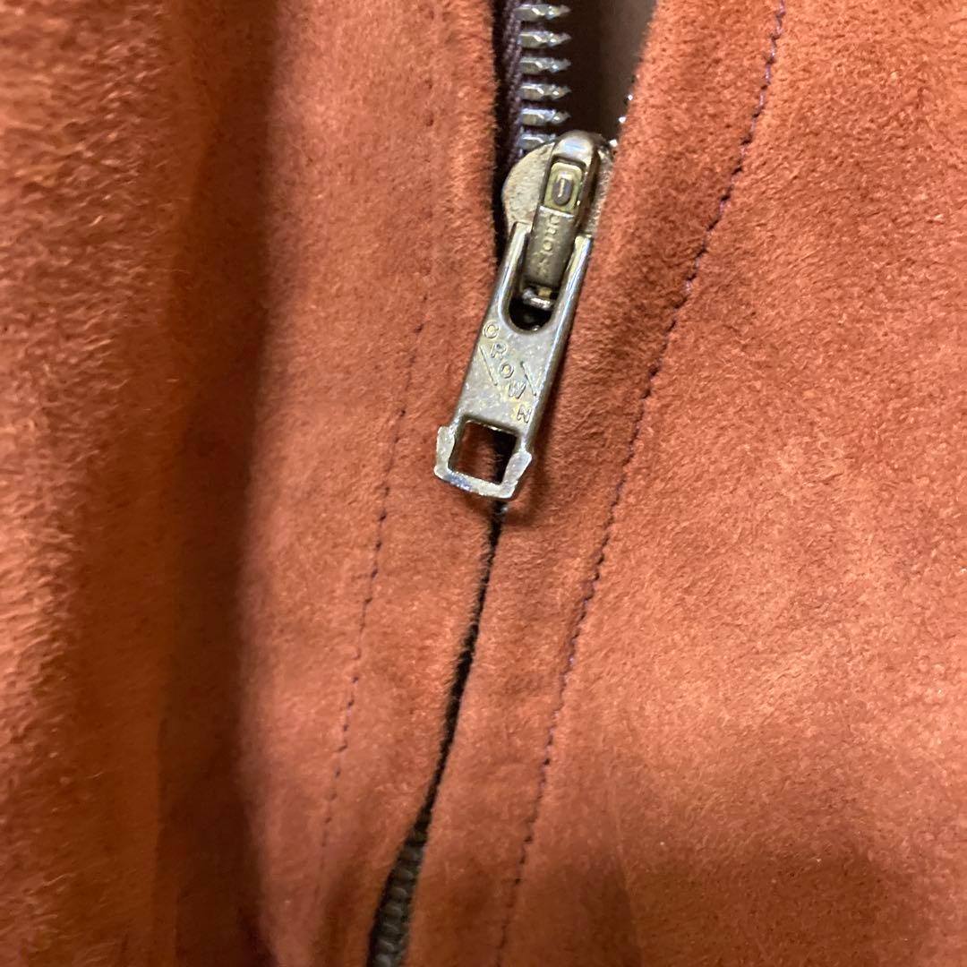 50〜60's ビンテージ　ヌバックレザー❗️ユニオンチケット❗️