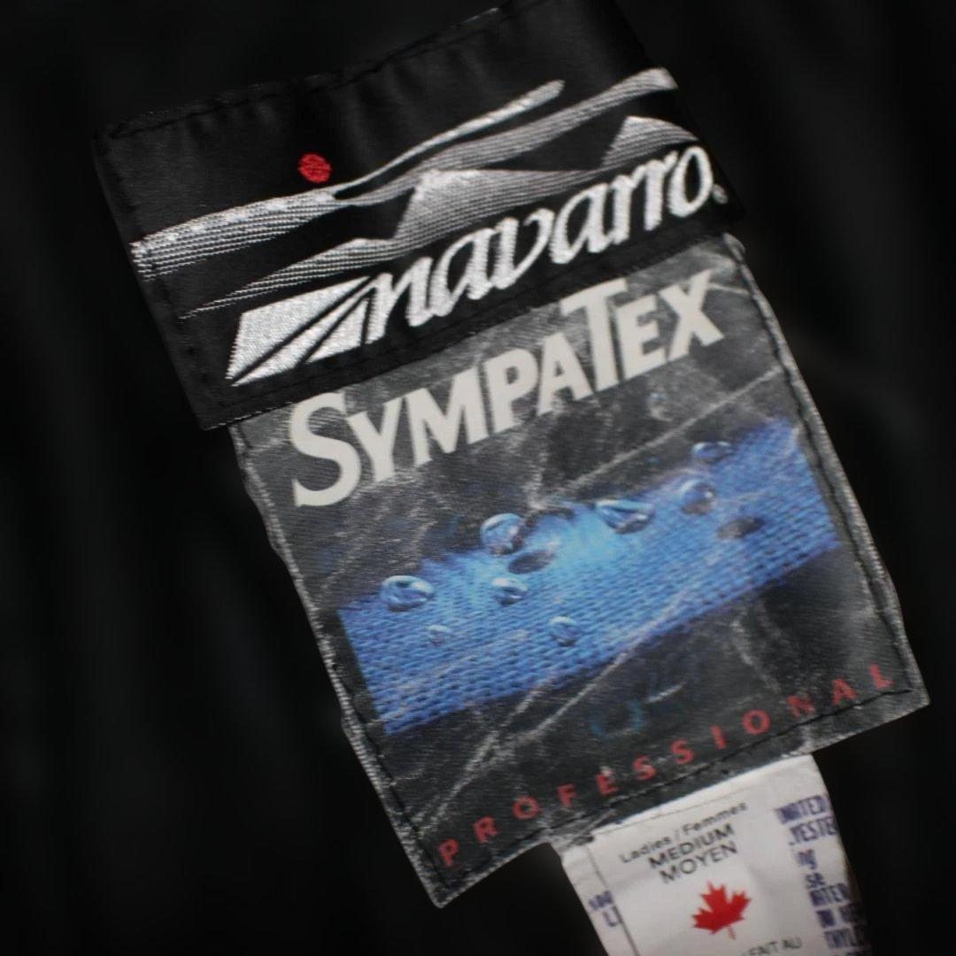 【極美品 高撥水】カナダ製 高機能 ビブパンツ【M】NAVARRO スノーパンツ