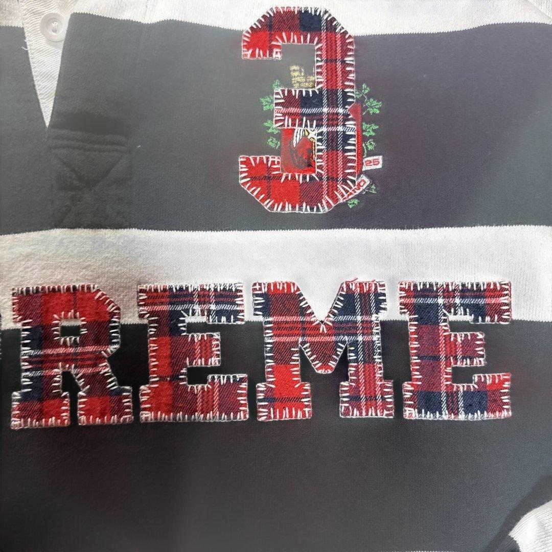 Supreme ストライプラガーシャツ Lサイズ